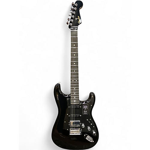 Used 2022 Fender Limited Edition Player Stratocaster HSS Ebony Fingerboard Black Solid Body Electric Guitar Black
