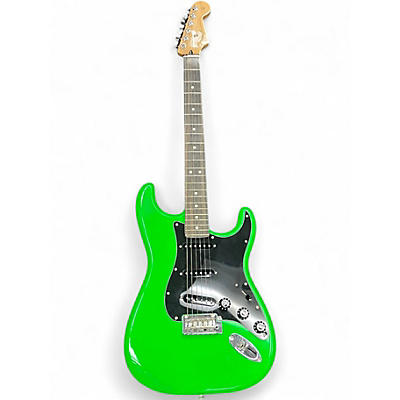 Used 2022 Fender Limited Edition Player Stratocaster Neon Green Solid Body Electric Guitar