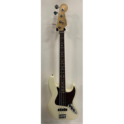 Fender Used 2022 Fender MOD SHOP JAZZ BASS Olympic White Electric Bass Guitar