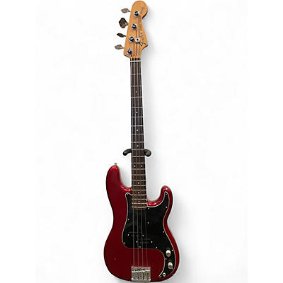 Used 2022 Fender Nate Mendel Signature Precision Bass Candy Apple Red Metallic Electric Bass Guitar