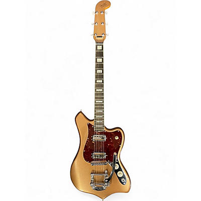 Used 2022 Fender Parallel Universe 2 Maverick Dorado Firemist Gold Solid Body Electric Guitar