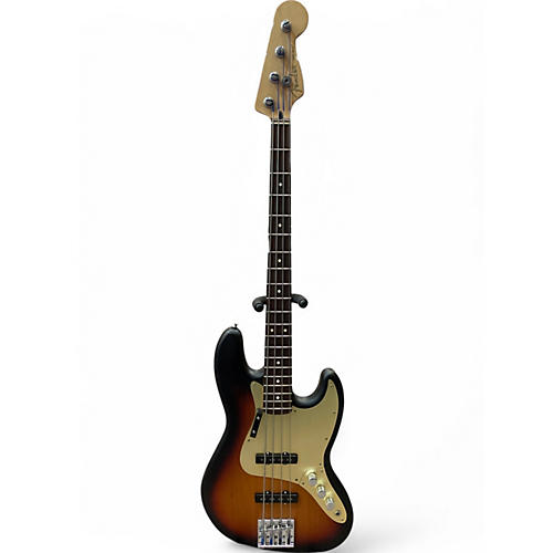Used 2022 Fender Player Jazz Bass 3 color sunburst Electric Bass Guitar 3 color sunburst