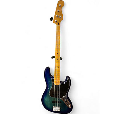 Used 2022 Fender Player Jazz Bass Blue Burst Electric Bass Guitar