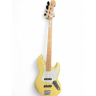 Used 2022 Fender Player Jazz Bass Buttercream Electric Bass Guitar