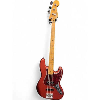 Used 2022 Fender Player Plus Active Jazz Bass AGED CANDY APPLE RED Electric Bass Guitar