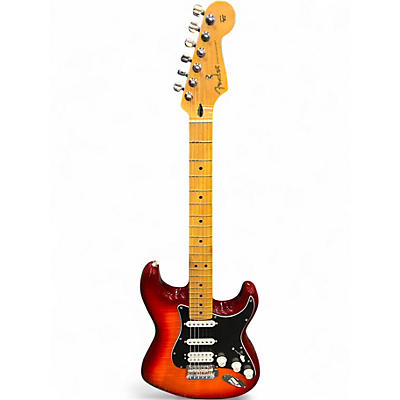 Used 2022 Fender Player Plus Stratocaster Plus Top HSS 3 Color Sunburst Solid Body Electric Guitar