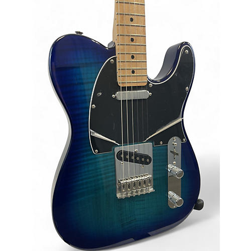 Fender Used 2022 Fender Player Plus Telecaster Plus Top Blue Burst Solid Body Electric Guitar Blue Burst