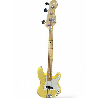 Used 2022 Fender Player Precision Bass Buttercream Electric Bass Guitar
