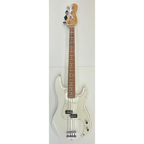 Fender Used 2022 Fender Player Precision Bass Olympic White Electric Bass Guitar Olympic White