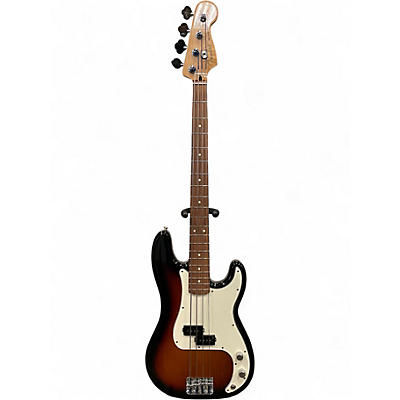 Used 2022 Fender Player Precision Bass Sunburst Electric Bass Guitar