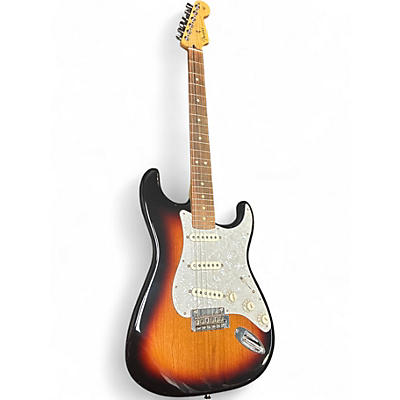 Used 2022 Fender Player Stratocaster 3 Color Sunburst Solid Body Electric Guitar