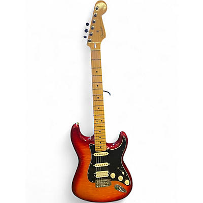Used 2022 Fender Player Stratocaster HSS Plus Top Aged Cherry Burst Solid Body Electric Guitar