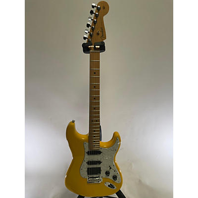 Fender Used 2022 Fender Player Stratocaster HSS Yellow Solid Body Electric Guitar