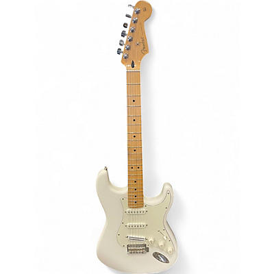 Used 2022 Fender Player Stratocaster Polar White Solid Body Electric Guitar
