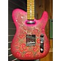 Used Fender Used 2022 Fender VINTAGE CUSTOM SHOP PAISLEY TELECASTER Pink Solid Body Electric Guitar Pink