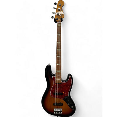 Used 2022 Fender Vintera 70s Jazz Bass 3 Color Sunburst Electric Bass Guitar