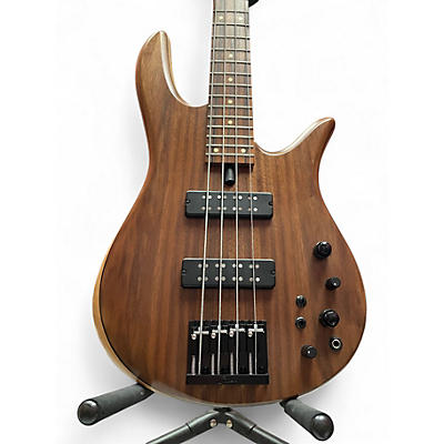 Used 2022 Fodera Monarch IV Standard Walnut/Chambered Ash Electric Bass Guitar