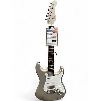 Used 2022 G&L Legacy HSS Metallic Silver Solid Body Electric Guitar