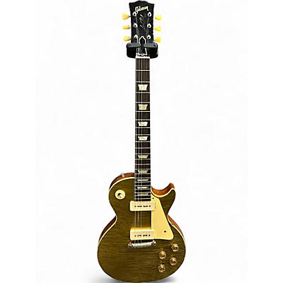 Used 2022 Gibson 1954 Reissue Les Paul Standard Murphy Lab Heavy Aged Double Gold Solid Body Electric Guitar