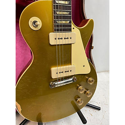 Used 2022 Gibson 1954 "willcutt" M2M VOS LES PAUL STANDARD Gold Top Solid Body Electric Guitar