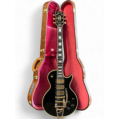 Used 2022 Gibson 1957 Les Paul Custom Black Beauty Reissue 3 Pickup Black Solid Body Electric Guitar