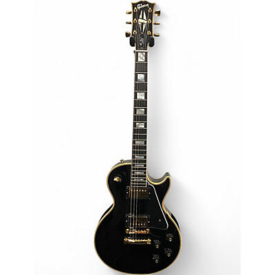 Used 2022 Gibson 1968 Les Paul Custom Reissue Ebony Solid Body Electric Guitar