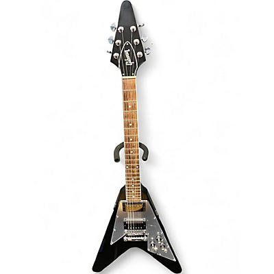 Used 2022 Gibson 70's Flying v Ebony Solid Body Electric Guitar
