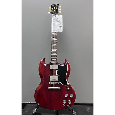 Gibson Used 2022 Gibson Custom Shop 1961 Les Paul SG Standard Reissue VOS Cherry Red Solid Body Electric Guitar