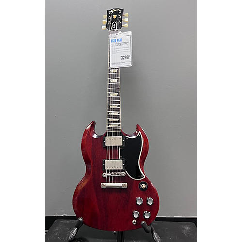 Gibson Used 2022 Gibson Custom Shop 1961 Les Paul SG Standard Reissue VOS Cherry Red Solid Body Electric Guitar Cherry Red