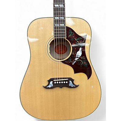 Used 2022 Gibson Dove Natural Acoustic Electric Guitar