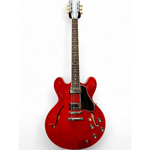 Used 2022 Gibson ES335 Cherry Hollow Body Electric Guitar Cherry