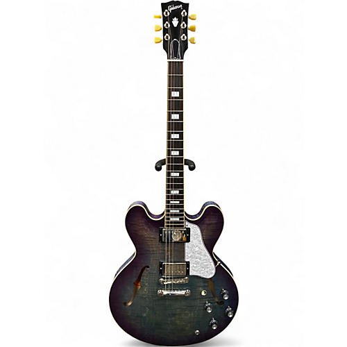 Used 2022 Gibson ES335 Figured Blueberry busrst Hollow Body Electric Guitar Blueberry busrst