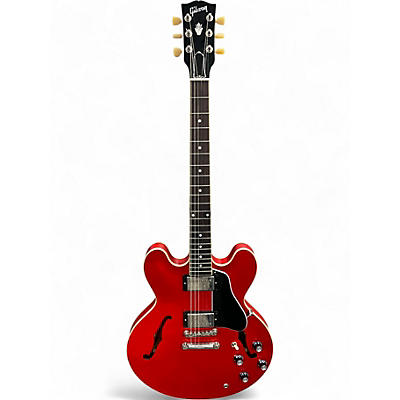 Used 2022 Gibson ES335 Satin Cherry Hollow Body Electric Guitar