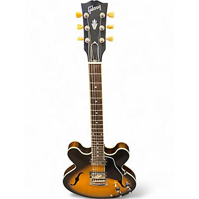 Used 2022 Gibson ES335 Satin Tobacco Sunburst Hollow Body Electric Guitar