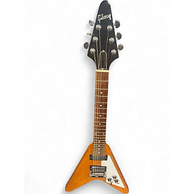 Used 2022 Gibson Flying V 70s Antique Natural Solid Body Electric Guitar