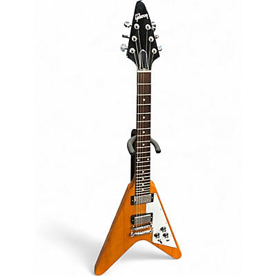 Used 2022 Gibson Flying V Natural Solid Body Electric Guitar
