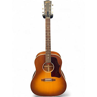 Used 2022 Gibson J45 50s Faded Sunburst Acoustic Electric Guitar