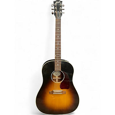 Used 2022 Gibson J45 Standard 3 Color Sunburst Acoustic Electric Guitar