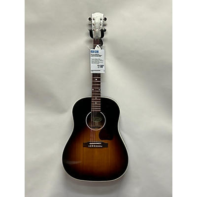 Gibson Used 2022 Gibson J45 Standard Vintage Sunburst Acoustic Electric Guitar