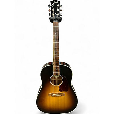 Used 2022 Gibson J45 Standard Vintage Sunburst Acoustic Electric Guitar