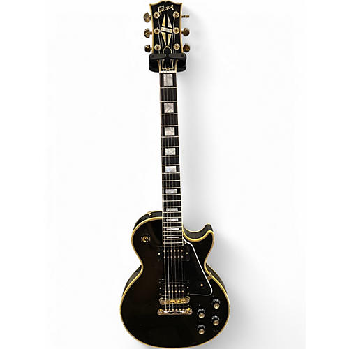 Used 2022 Gibson LES PAUL CUSTOM MURPHY LAB  Ebony Solid Body Electric Guitar Ebony