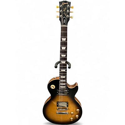 Used 2022 Gibson Les Paul 60s Tribute T 2 Tone Sunburst Solid Body Electric Guitar