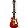 Used 2022 Gibson Les Paul Classic Trans Red Solid Body Electric Guitar Trans Red