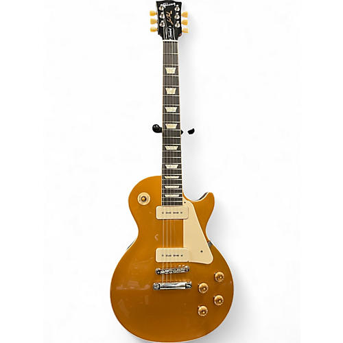 Used 2022 Gibson Les Paul Standard '50s P-90 Gold Top Solid Body Electric Guitar Gold Top