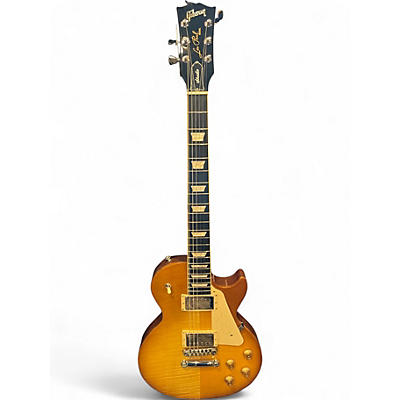 Used 2022 Gibson Les Paul Studio Figured  Lemonburst Solid Body Electric Guitar
