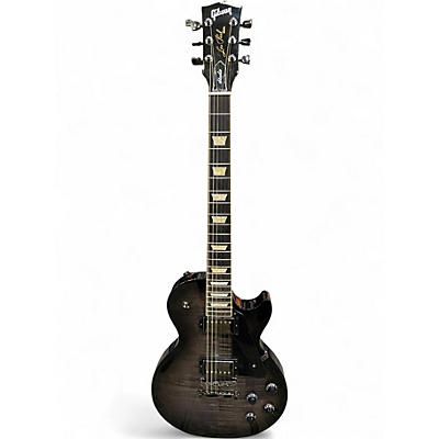 Used 2022 Gibson Les Paul Studio Session Trans Black Solid Body Electric Guitar