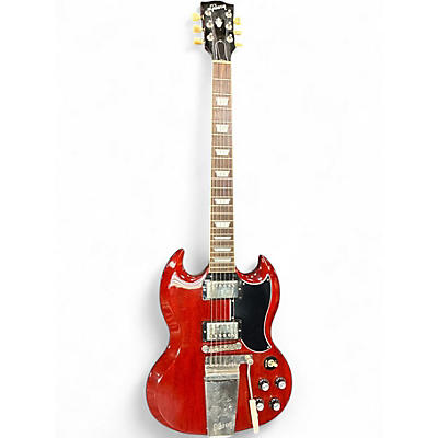 Used 2022 Gibson SG Standard 61 Maestro  Cherry Solid Body Electric Guitar