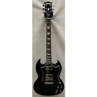 Gibson Used 2022 Gibson SG Standard Black Solid Body Electric Guitar