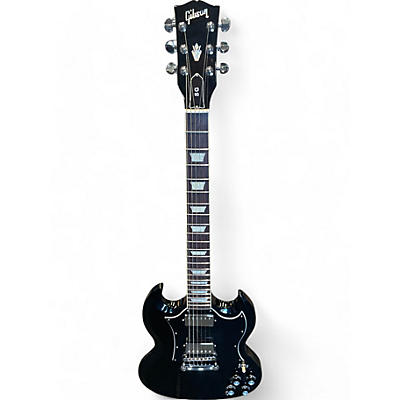 Gibson Used 2022 Gibson SG Standard Black Solid Body Electric Guitar