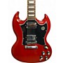 Used 2022 Gibson SG Standard Cherry Solid Body Electric Guitar Cherry